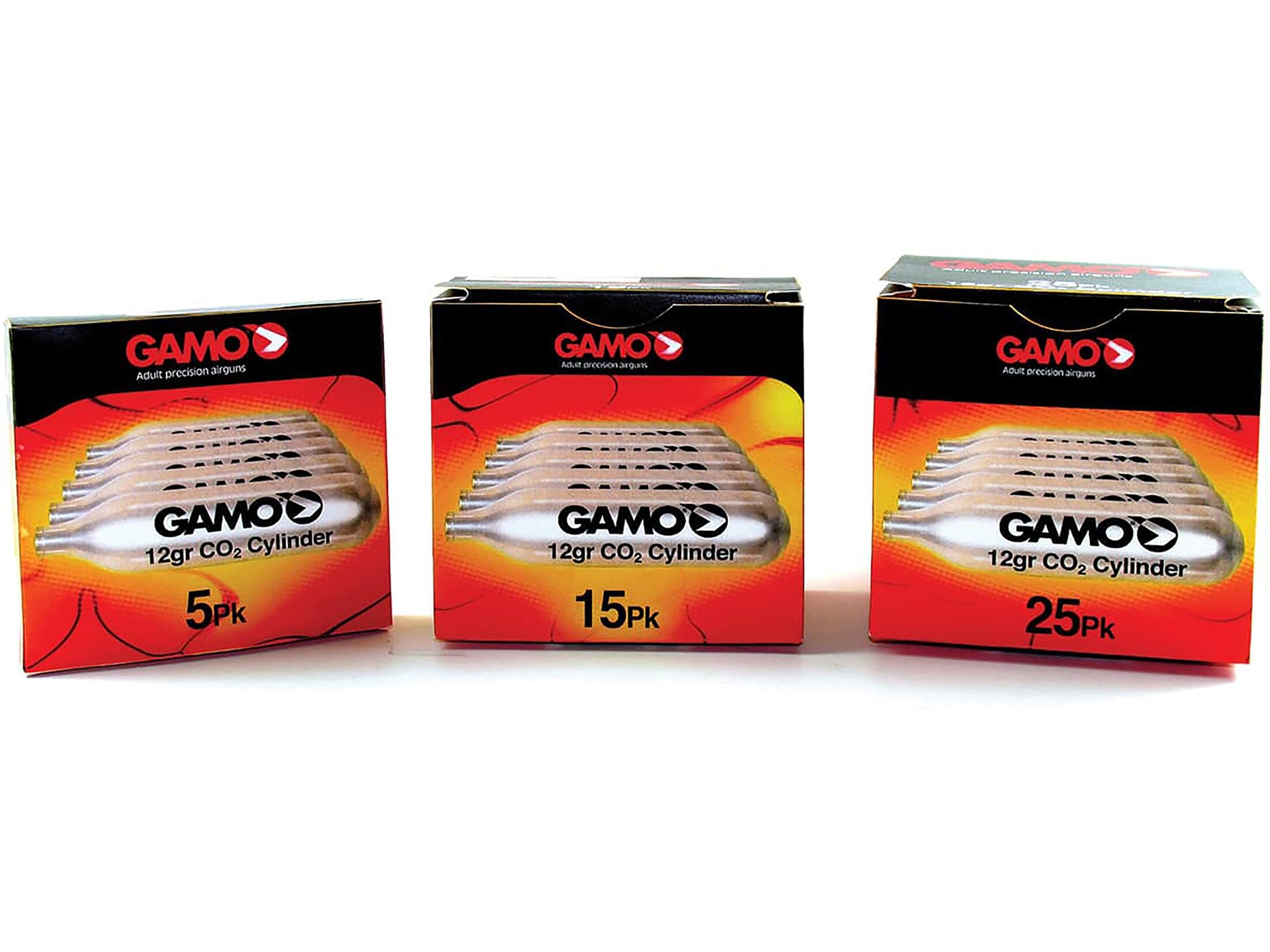 Gamo CO2 Cartridges for Air Guns, 15-Pack, High Performance, Ideal for Target Shooting, Compatible with All Air Gun Mode
