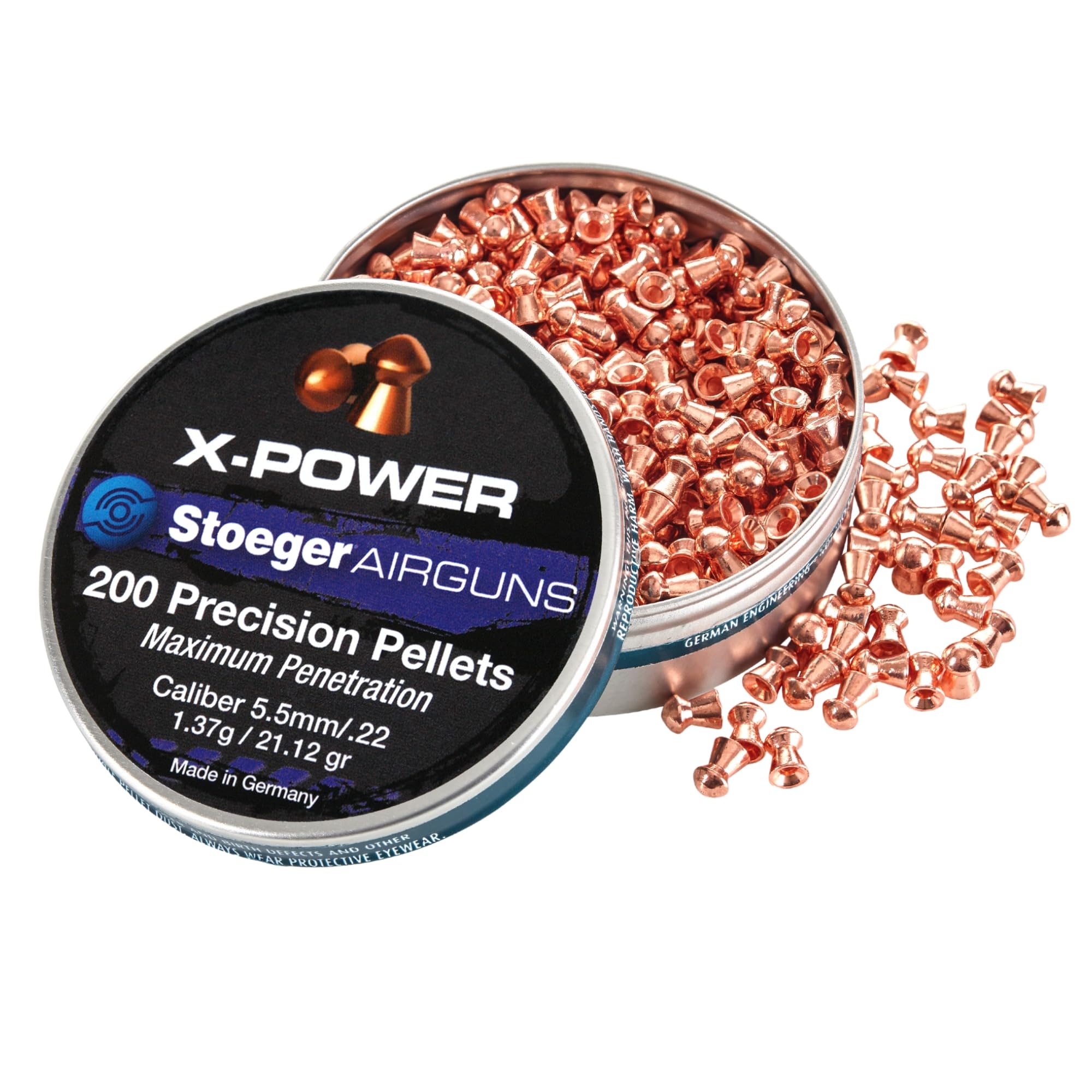 Stoeger X-Series Pellets - High Accuracy Airgun Ammo for Target Shooting Enthusiasts - Ideal for Practice and Competitio